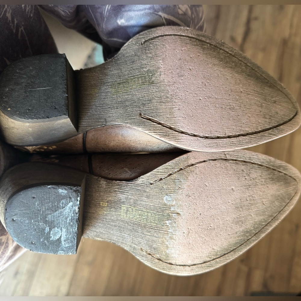 Abilene Boot Co. Brown Leather Boots - Picture 5 of 6